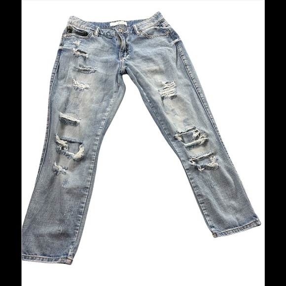 KanCan destroyed boyfriend jeans Size 7/27 Style KC6195M - Picture 1 of 5